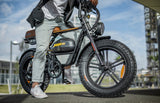 Jager B52 fat tire electric bike black brown seat NYC United
